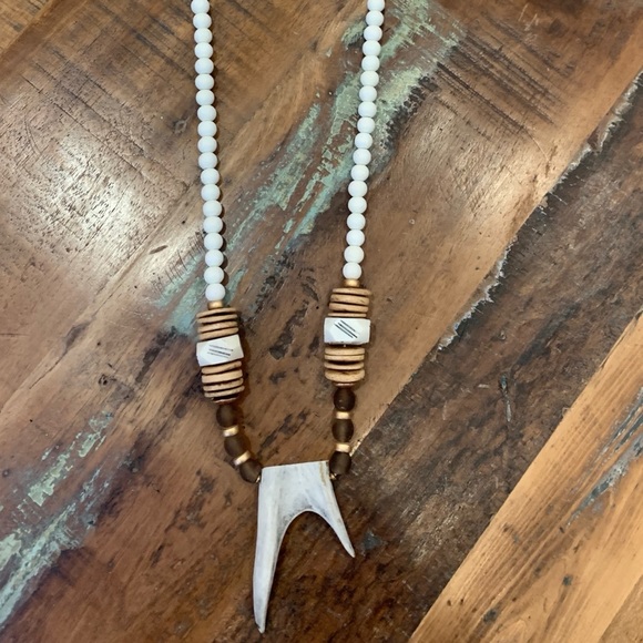 🌾Artisan Antler Fork Necklace - Picture 4 of 5